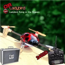 Walkera QR Ladybird with 2402D RC Quadrocopter 6-axis-Gyro mini 2.4GHz RTF (Include Aluminium case)