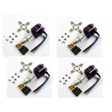 4X SUNNYSKY A2212-980KV Brushless Motor W/ adaptor MultiCopter Multi-Copter Quadcopter