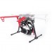 SkyKnight 3K Carbon Fiber Landing Skid Gear Set+6pcs Wheelbase Extension Baord for F450 F550 X500 Quacopter