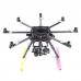 SkyKnight X8-1100 High Strength Carbon Fiber FPV Folding Octacopter Frame Kit+Landing Skid