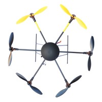 LOTUSRC UFO T700 Folding Hexacopter FPV Aircraft Multicopter ARF Frame (with Motor+Propeller)