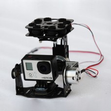 YUN-I Brushless Gimbal Complete KIT Two Axis Carbon Fiber Aerial Photography Camera PTZ for Gopro 1/2/3