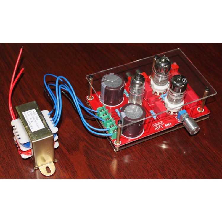 Preamp Tube Amplifier Headphone Kit 6N3 with Rectifier Board for DIY