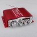 Kinter 25W*2 Car Power Amplifier USB SD CD FM MP4 Digital Player LED Display DC12V