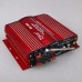 Kinter Ma-900 USB SD FM CD Digital Player Remote Control HiFi Stereo 4*41W Car Amplifier Red