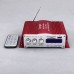 Kinter HY-3001 DC12V 20W*4 AUX USB SD MMC Card FM DVD MP3 Digital Player HIFI Power Amplifier