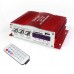 Kintiger HY-2009 USB SD MMC Card Digital Player With FM Radio Power Amplifier 20W+20W + Display