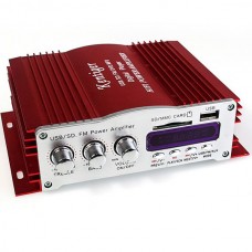 Kintiger HY-2009 USB SD MMC Card Digital Player With FM Radio Power Amplifier 20W+20W + Display