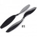 Skyknight A-grade 1340 13X4.0 Carbon Fiber Propeller CW/CCW  Prop for FPV QuadCoptor/Hexacopter