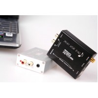 MUSE Mini USB DAC PCM2704 Sound Card Optical Coaxial Decoder USB to S/PDIF Converter-Black