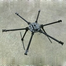 25mm Carbon Fiber Hexacopter Multicopter Frame Set Kit 1200mm Wheelbase FPV System