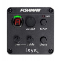 Fishman "ISYS +" Acoustic Guitar Pickup Preamp Eq Tuner 