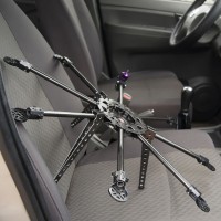 SkyFly-570 Photography FPV Carbon Fiber Octa-rotor Aircraft Mini Portable Octacopter Airframe Kit