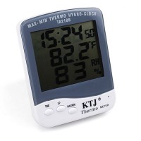 New Large Digital LCD Indoor Thermometer W/ Hygrometer -10°C~50°C