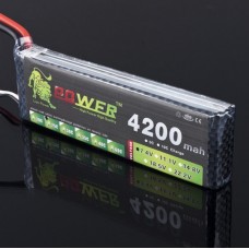 High Power LION Power 7.4V 4200MAH 25C LiPo Battery BG711