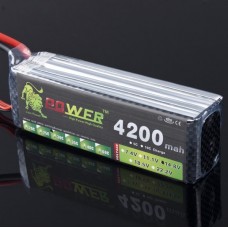 High Power Dischargeable LION Power 14.8V 4200MAH 30C LiPo Battery BG710