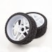 2pcs Rubber Sponge Racing RC Cars 1/8 Buggy Tyre Wheel Set Street