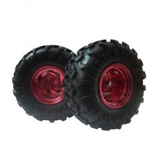 2pcs 1:10 Rubber Sponge Racing RC Cars Monster Bigfoot Tyre Wheel Set for RC Model