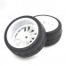 2pcs RC Rubber Sponge Liner Tires Tyre Wheel Rim 1:10 On Road Car