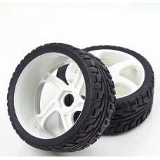 2pcs Rubber Sponge Racing RC Cars 1/8 Buggy Tyre Wheel Set for RC Model