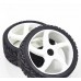 2pcs Rubber Sponge Racing RC Cars 1/8 Buggy Tyre Wheel Set for RC Model