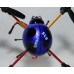 2.4G 4CH Ladybug Mini RC Quadcopter 6-Axis 3D UFO Aircraft Blue with Transmitter