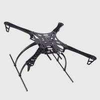 FC Z550-V6 Copter Frame Quadcopter Airframe Fiber Glass 550mm Wheelbase MultiCopter Tall Landing Skid Gear Stand Kit Anti-Vibration for PTZ