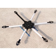 KK MK SIX600 Hexacopter Folding Frame Aircraft Multi RC Heli Fiber Glass 600mm Wheelbase