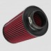 High Flow Universal Air Filter for Car Red + Black