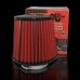 Universal Super Power Flow Stainless Steel Air Filter for Car Red + Black