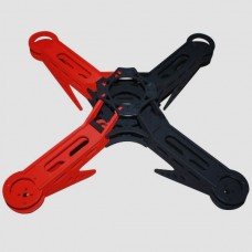 KK MK MWC QudCopter Frame Kit Colored Wooden Multicopter Multi-Rotor Red & Black