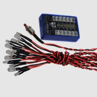 4.8-6V 12-LED R/C RC Car Flashing Smart LED Light System Version 2 L.E.D. Flash