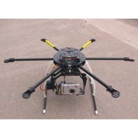 ATG 600-X6 Glass Fiber Folding Frame Hex Rotor Hexa Multicopter W/Tall Landing Skid