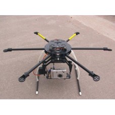 ATG 600-X6 Glass Fiber Folding Frame Hex Rotor Hexa Multicopter W/Tall Landing Skid