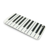 Piano Keyboard Design Chrome Hard Case Back Cover for iphone 4g 4G