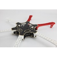 DJI F550 Airframe Hexa Frame HexaCopter White/Red Support KK MK MWC