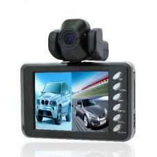 2.8" TFT LCD Screen Dual Camera HD Security Car DVR