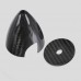 3.0 inch Carbon Fiber Spinner For RC Airplanes Aircraf 3K Gloss Finish 2blade