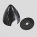 2.5 inch Carbon Fiber Spinner for RC Airplanes rc Aircraf 3K Gloss Finish 2 Blade