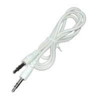 3ft 3.5mm Male to Male Stereo Audio Extension Cable M/M White