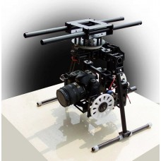 T-200 Multi-rotor Copter Unlimited 3D Adjustable Camera Gimbal for DSLR FPV Camera 