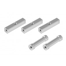 Alu Square Post with 3mm thread hole and Round Post for GAUI X5  208402