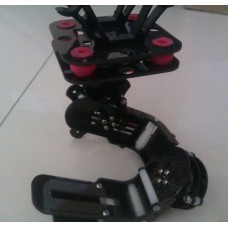 Complete Brushless Gimbal KIT Two Axis Carbon Fiber Aerial Camera PTZ with Control  Board for Gopro 1/2/3