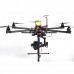 SkyKnight X6-850 Carbon Fiber FPV Hexacopter Multicopter Frame Kit w/ Zenmuse Z15/AV200 Mounting Bracket