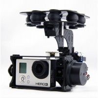 Wind-I Brushless Gimbal KIT Two Axis Carbon Fiber Aerial Photography Camera PTZ for Gopro 1/2/3
