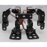 8DOF Humanoid Biped Robotic Educational Robot Mount Kit +8pcs MG945 Servos w/ Metal Servo Horn