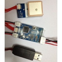 Remzibi V1.79 OSD W/MTK3329 10HZ GPS module & USB cable for program FPV