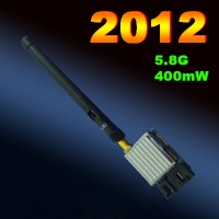 FPV 5.8G 400MW Video Audio A/V Transmitter TX 4KM for 5.8GHz TS353 Rx 