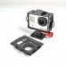 Gopro3 Housing Case Protector with Mounting Bracket+UV Glass Protector for FPV Camera Photography