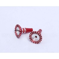 Transmitter Thumb Stick Upgrade ( M4) Size for Futaba JR Spektrum DXX-Red